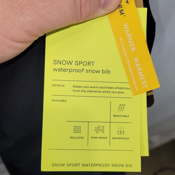 All in motion Kids Snow Pants, Black, Size M, NWT - Picture 6 of 9